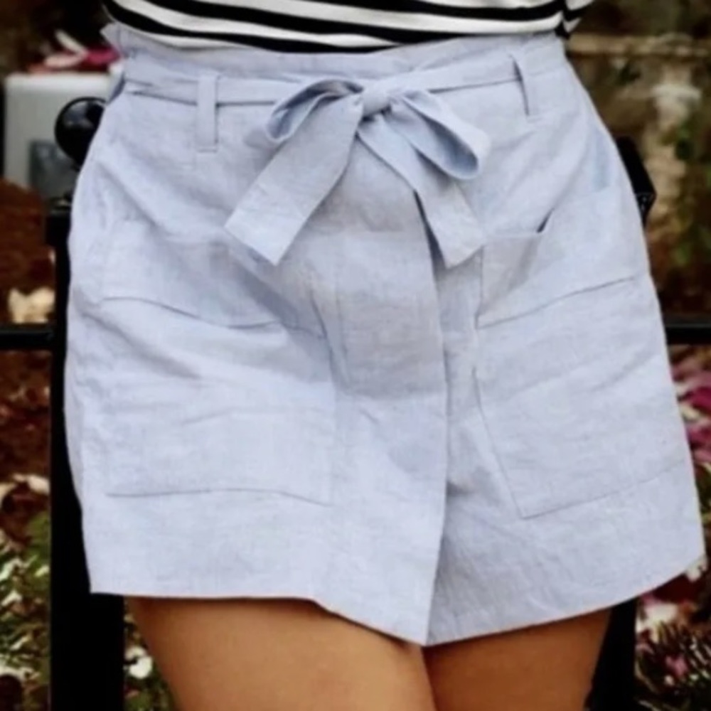 Women’s CAbi Court Skort Style #5181 Belted Skirt Blue Size Medium